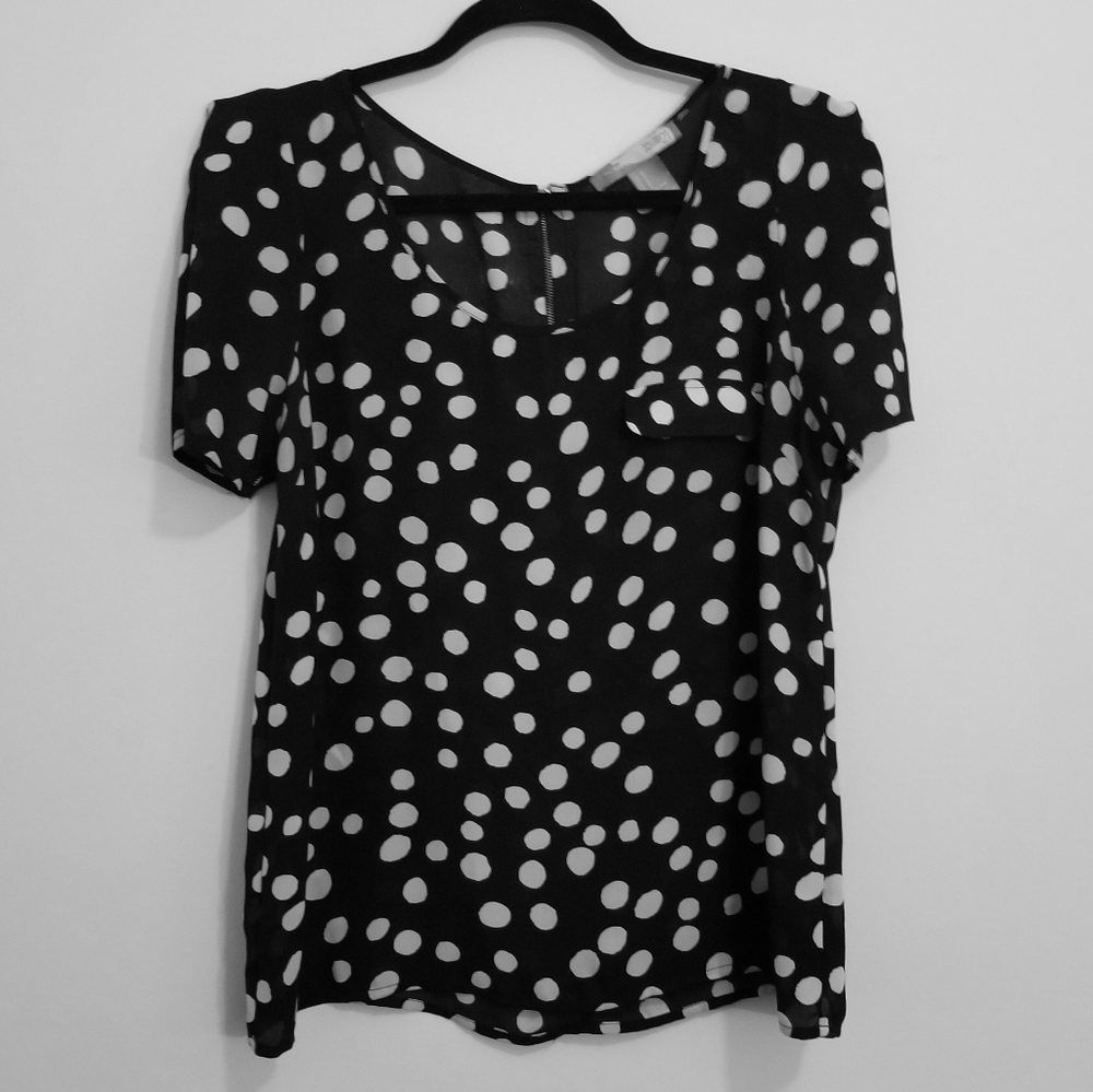 Forever 21 Polka Dot Blouse